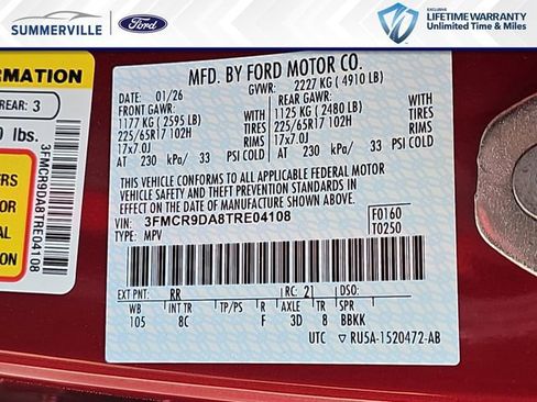 New 2026 Ford Bronco Sport Badlands w/ Badlands Tech Package AWD/4WD image 35