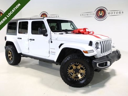 Used 2021 Jeep Wrangler Unlimited Sahara w/ Dual Top Group AWD/4WD image 1