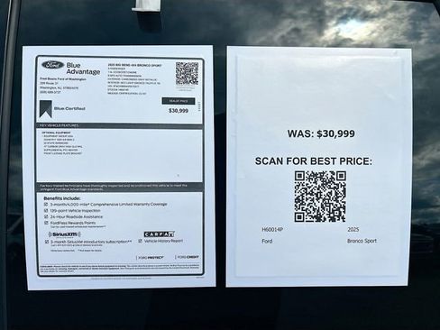 Certified 2025 Ford Bronco Sport Big Bend image 33