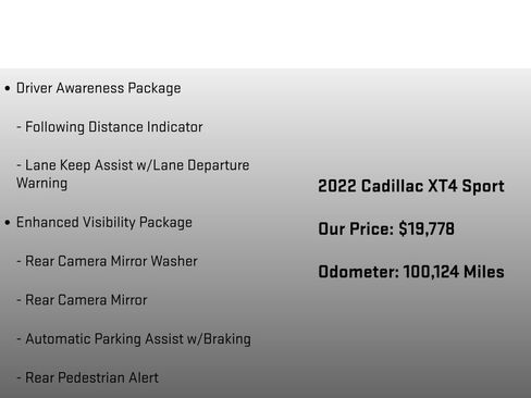 Used 2022 Cadillac XT4 Sport FWD image 30