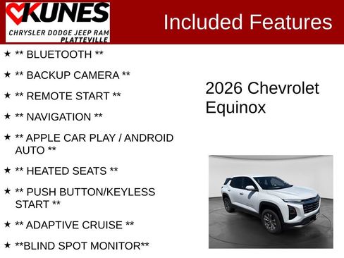 Used 2026 Chevrolet Equinox LT AWD/4WD image 2
