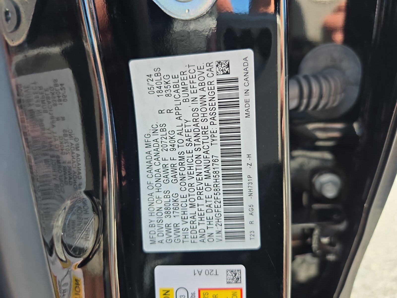 Used 2024 Honda Civic Sport image 29