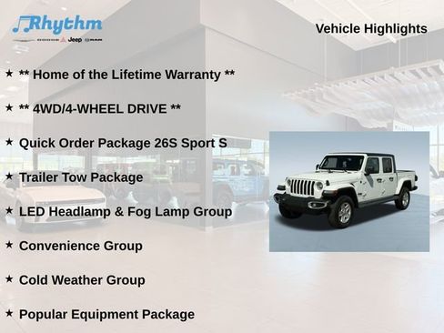 Used 2022 Jeep Gladiator Sport AWD/4WD image 5