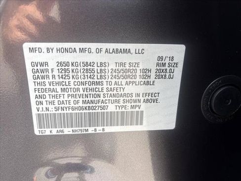 Used 2019 Honda Pilot Elite image 27