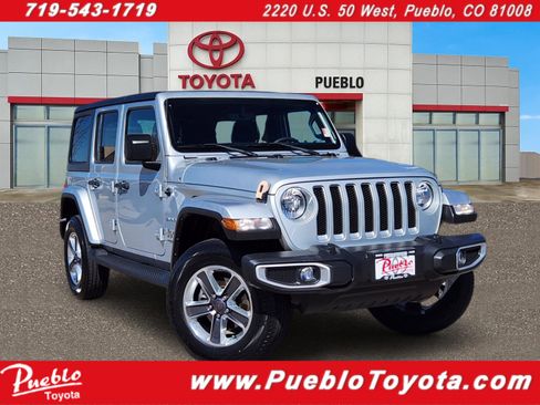 Used 2022 Jeep Wrangler Unlimited Sahara w/ Cold Weather Group image 1
