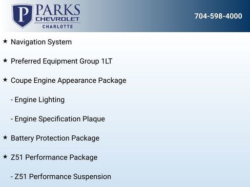 New 2026 Chevrolet Corvette Stingray Coupe w/ Z51 Performance Package image 7