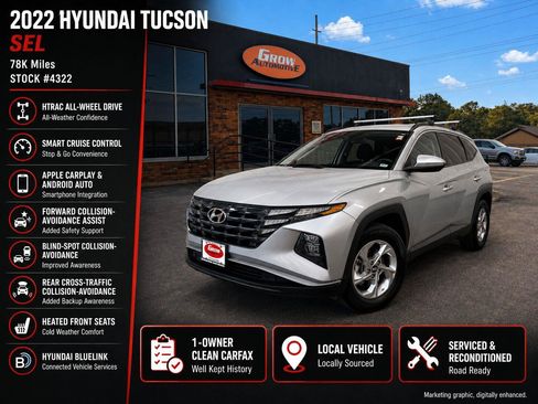Used 2022 Hyundai Tucson SEL AWD/4WD image 7