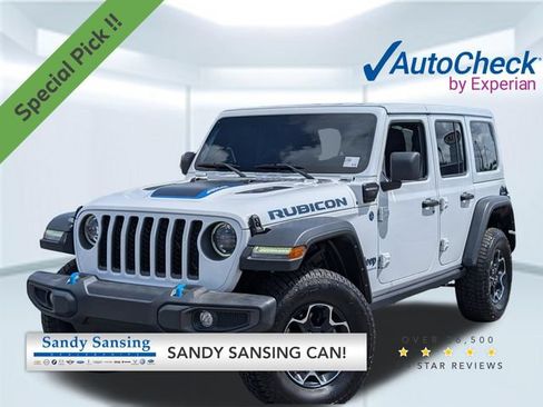 Used 2023 Jeep Wrangler Unlimited Rubicon 4xe AWD/4WD image 1