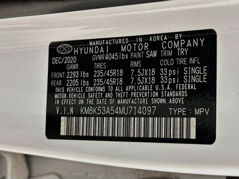 Used 2021 Hyundai Kona Ultimate w/ Cargo Package FWD image 12
