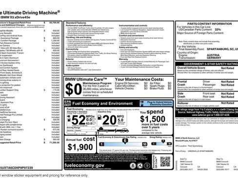 Used 2023 BMW X5 xDrive45e w/ Climate Comfort Package image 2
