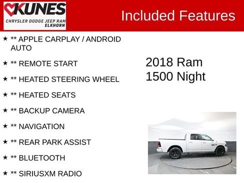Used 2018 RAM 1500 Sport w/ Sport Premium Group image 3