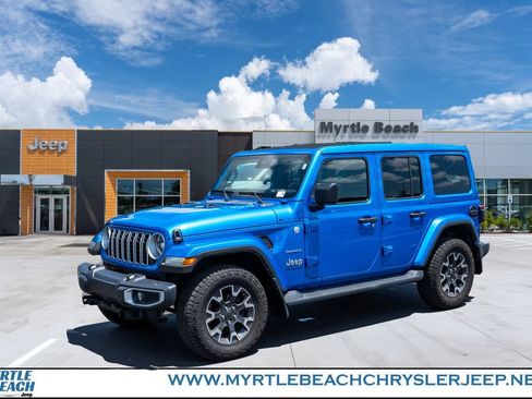 Certified 2024 Jeep Wrangler Unlimited Sahara w/ Technology Group AWD/4WD image 1