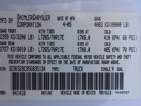 Used 2005 Dodge Ram 2500 Truck SLT image 44