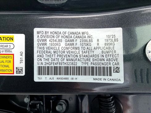 New 2026 Honda Civic Sport Touring image 17