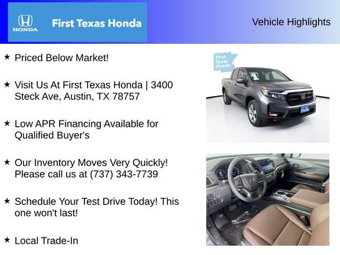 New 2026 Honda Ridgeline RTL image 5