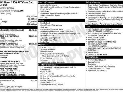 Used 2023 GMC Sierra 1500 SLT AWD/4WD image 11