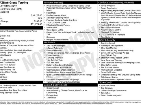 Used 2021 MAZDA MAZDA6 Grand Touring image 6