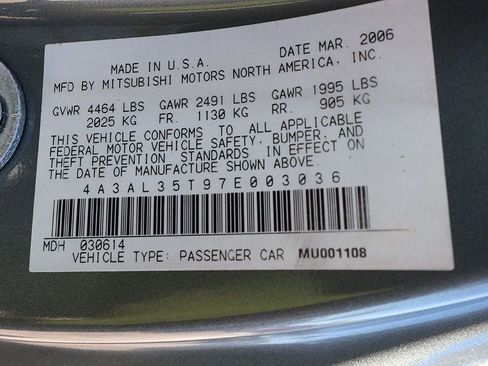 Used 2007 Mitsubishi Eclipse GT image 29