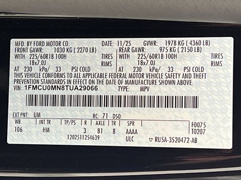 Used 2026 Ford Escape ST-Line FWD image 71