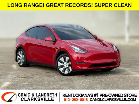Used 2021 Tesla Model Y Long Range AWD/4WD image 1