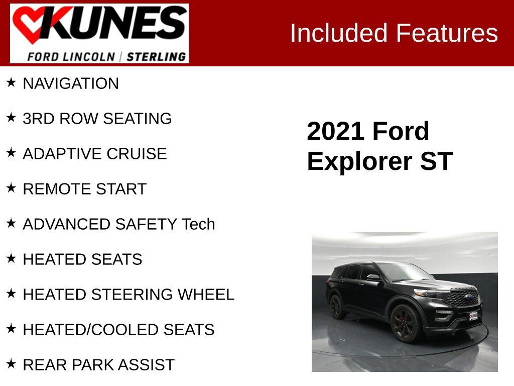 Used 2021 Ford Explorer ST w/ ST Street Pack AWD/4WD image 2