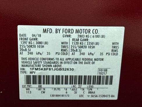 Used 2018 Ford Explorer Limited w/ Equipment Group 301A image 31