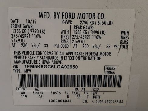 Used 2020 Ford Explorer ST w/ ST Street Pack AWD/4WD image 33