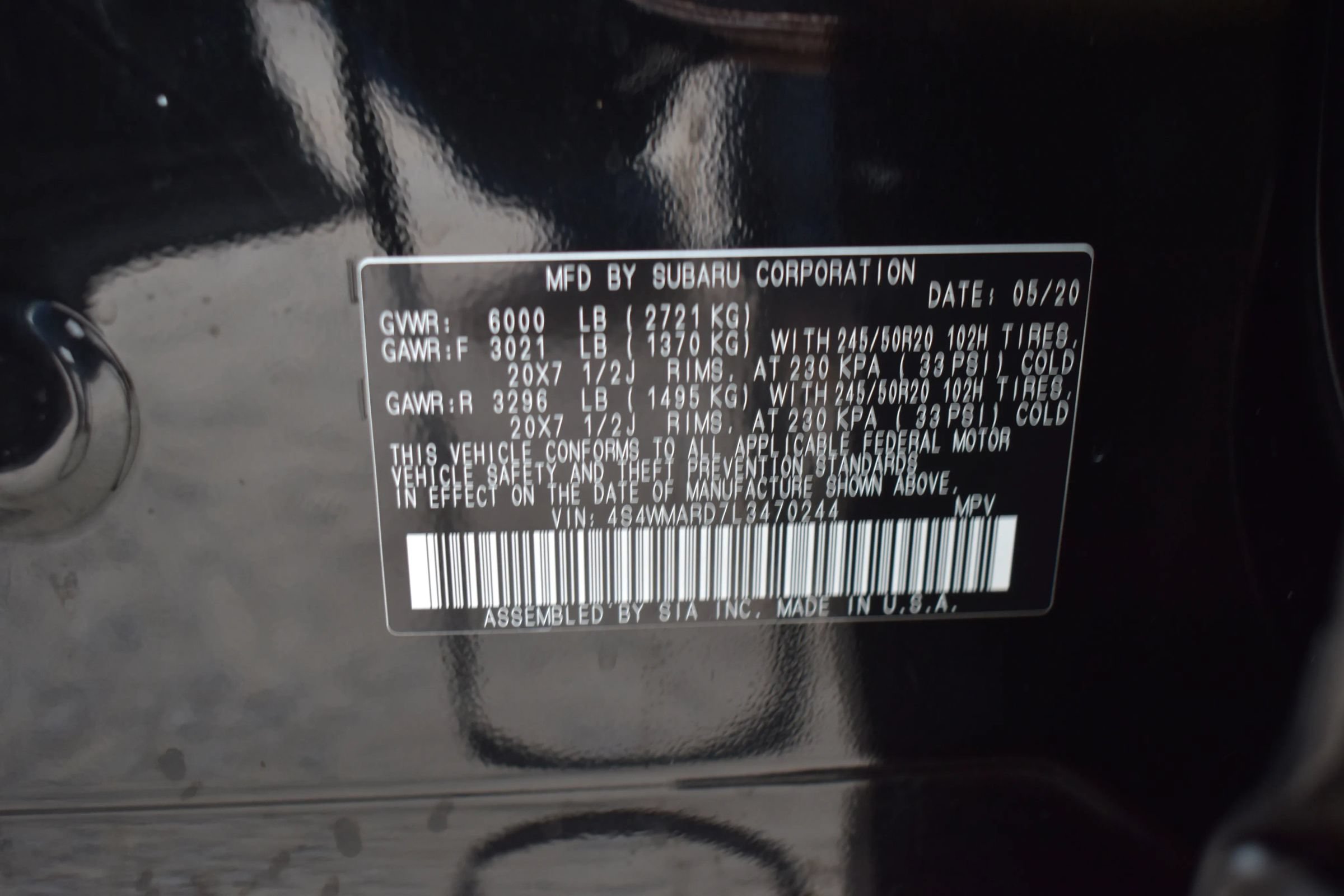 Used 2020 Subaru Ascent Touring w/ Popular Package #2A AWD/4WD image 41