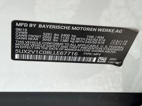 Used 2020 BMW X4 xDrive30i w/ Convenience Package AWD/4WD image 30