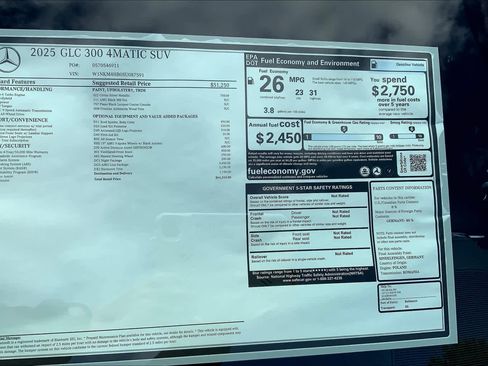 Certified 2025 Mercedes-Benz GLC 300 4MATIC image 25