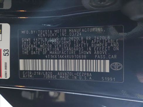 Certified 2024 Toyota Camry XSE FWD image 19