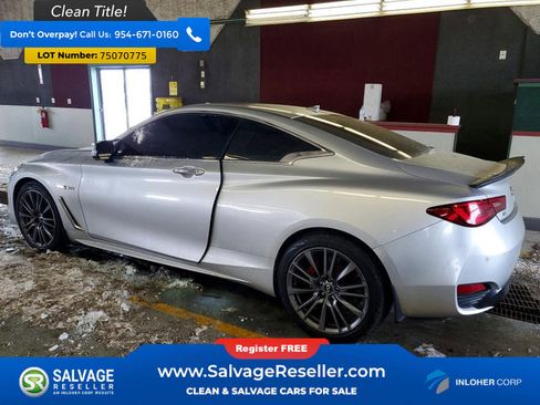 Used 2017 INFINITI Q60 Red Sport 400 image 3