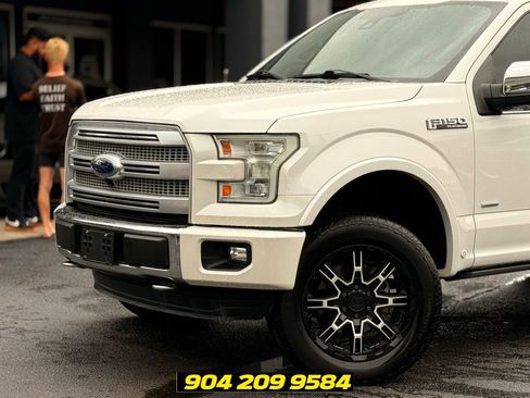Used 2016 Ford F150 Platinum w/ Equipment Group 701A Luxury AWD/4WD image 2