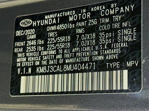 Used 2021 Hyundai Tucson SEL AWD/4WD image 16