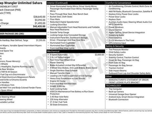 Used 2020 Jeep Wrangler Unlimited Sahara image 19