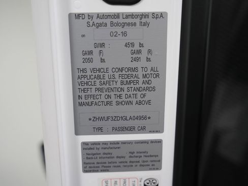 Used 2016 Lamborghini Aventador LP 750-4 Superveloce image 60