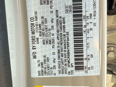 Used 2025 Ford Bronco Sport Big Bend w/ Convenience Package image 28