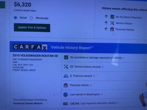 Used 2010 Volkswagen Routan SE image 10