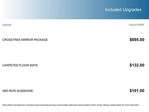 Certified 2024 Subaru Crosstrek 2.5i Wilderness w/ Crosstrek Mirror Package image 6
