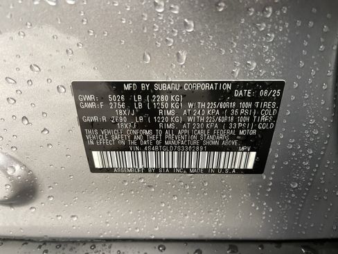 New 2025 Subaru Outback Onyx Edition XT image 27