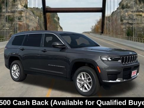 New 2025 Jeep Grand Cherokee L Laredo w/ Luxury Tech Group I RWD image 1