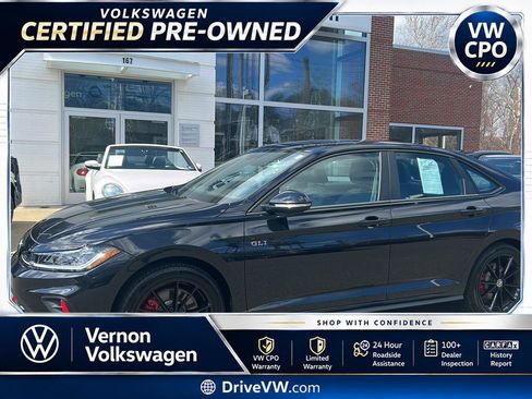 Certified 2025 Volkswagen Jetta GLI Autobahn w/ GLI Black Package FWD image 1