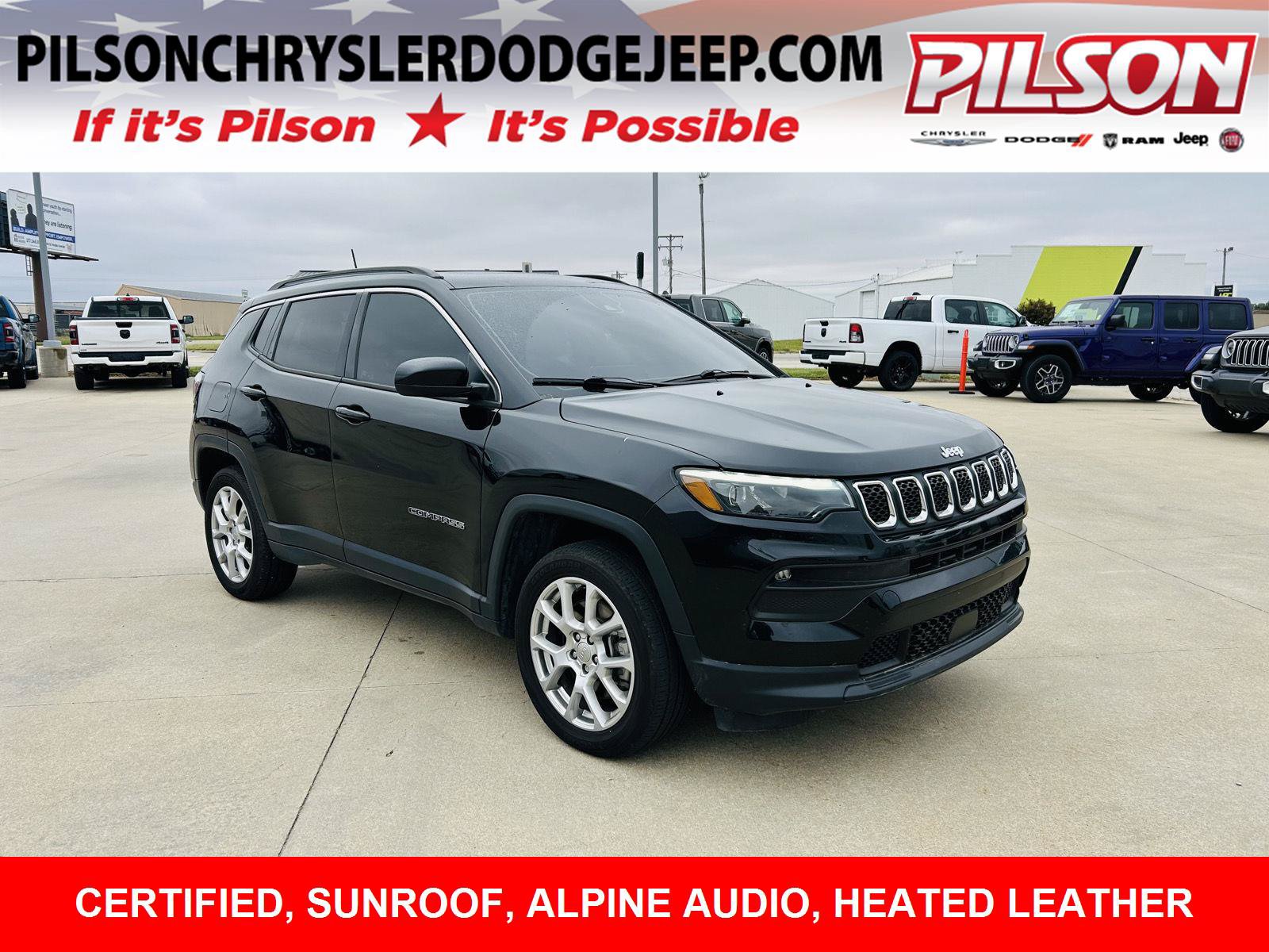 Used 2023 Jeep Compass Latitude w/ Sun and Sound Group AWD/4WD image 1
