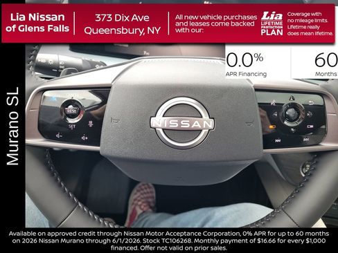 New 2026 Nissan Murano SL AWD/4WD image 16