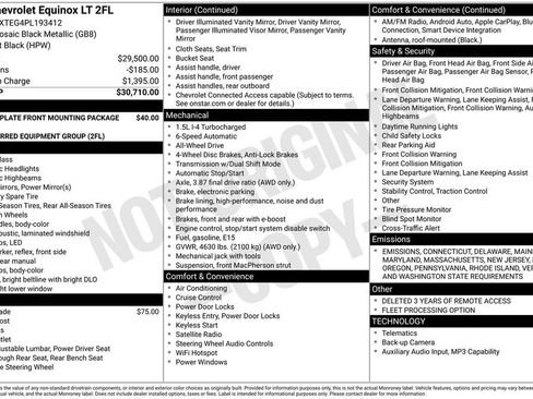 Used 2023 Chevrolet Equinox LT image 36