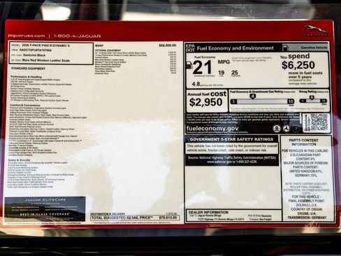 New 2026 Jaguar F-PACE R-Dynamic S image 31