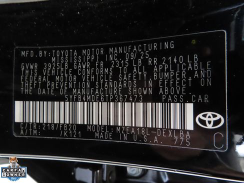 Used 2026 Toyota Corolla LE FWD image 25
