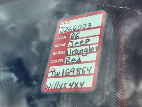 New 2026 Jeep Wrangler Willys image 24