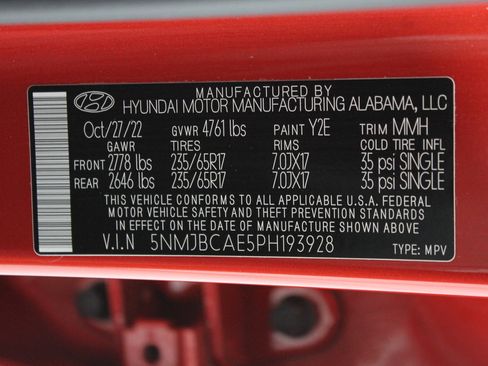 Certified 2023 Hyundai Tucson SEL image 22