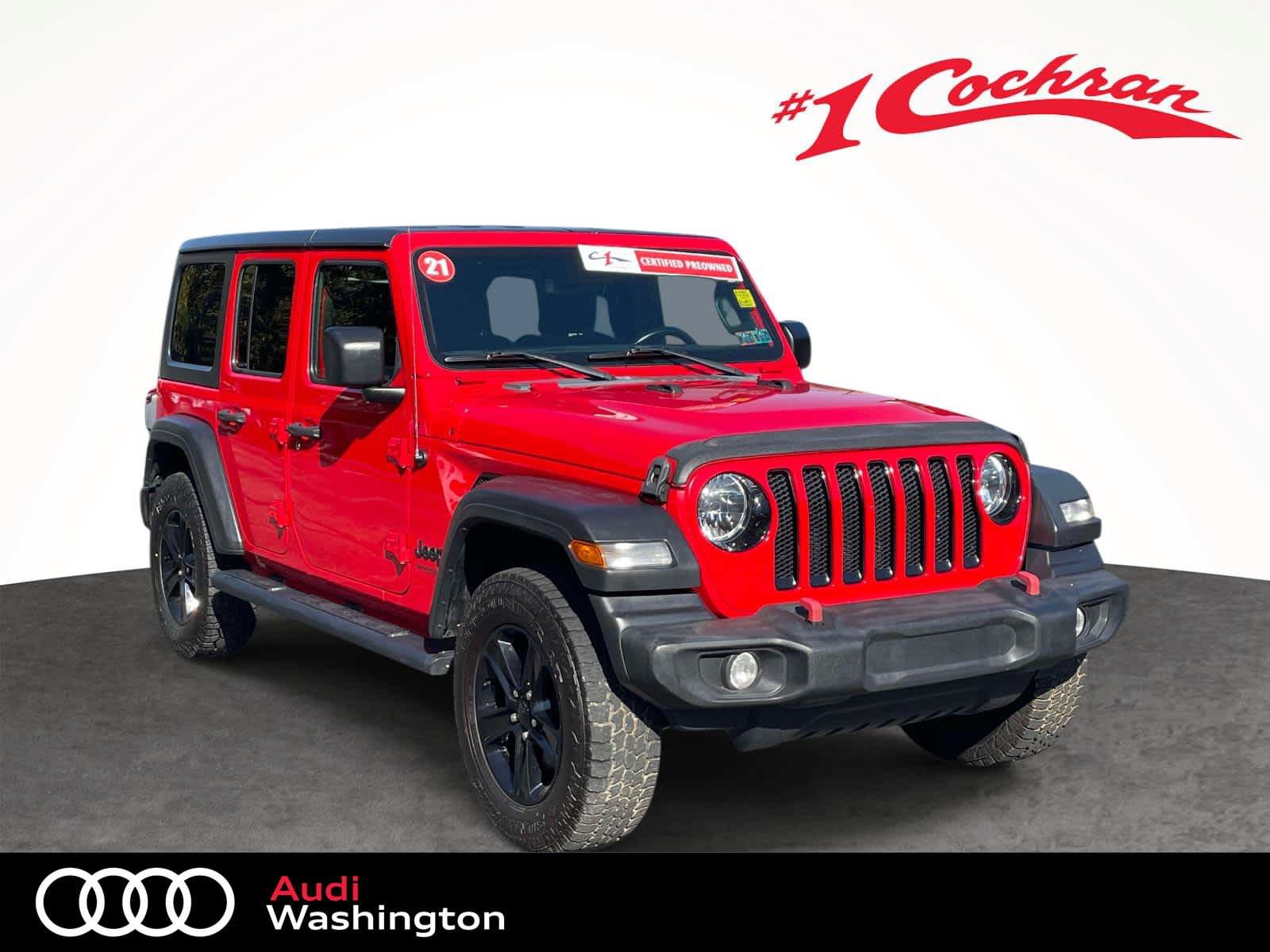 Used 2021 Jeep Wrangler Unlimited Sport AWD/4WD image 1